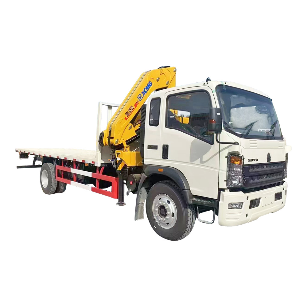 Camion-grue pli&eacute; SINOTRUK HOWO 4X2 5T
