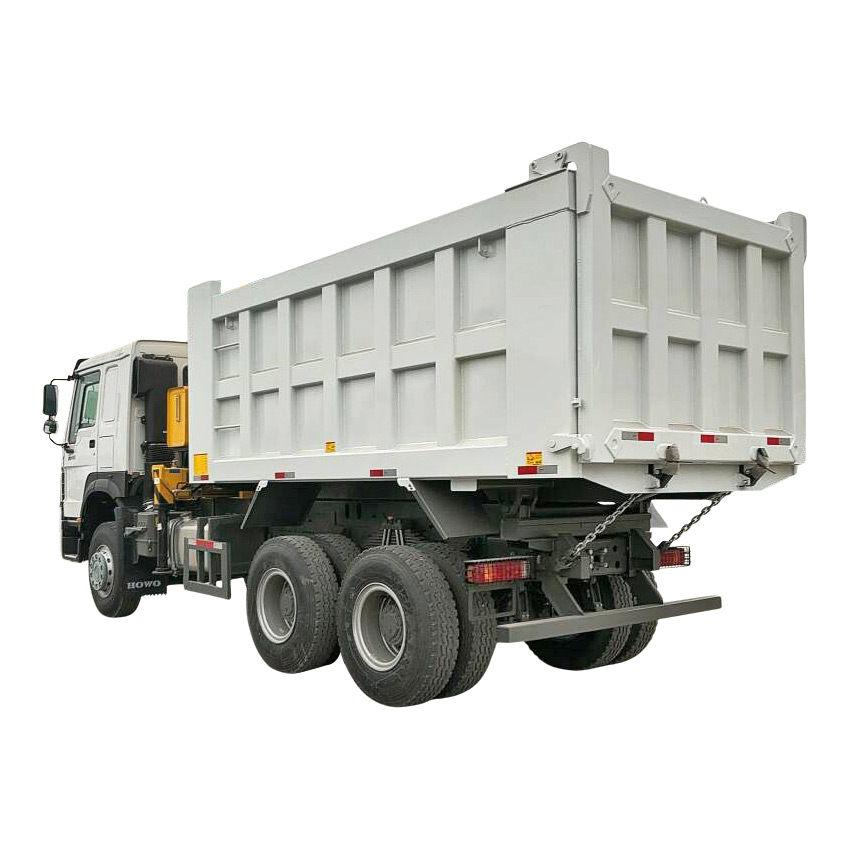 Camion à benne basculante Sinotruk Howo 6x4 avec grue 