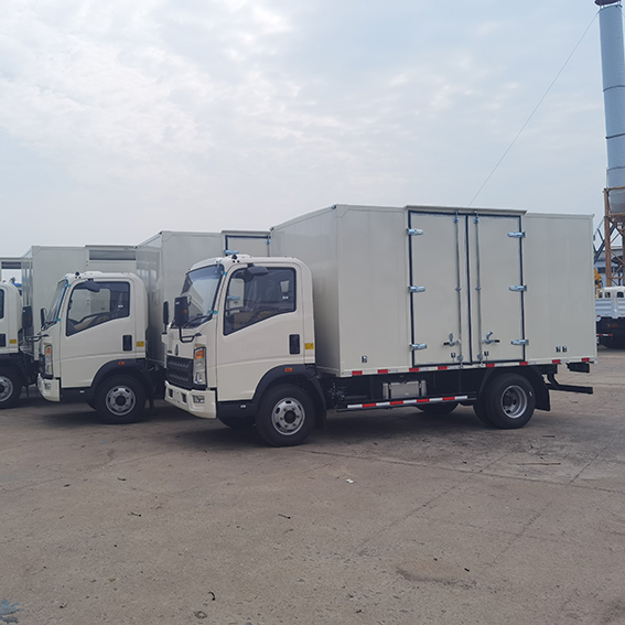 Camion cargo l&eacute;ger de fourgon de SINOTRUK HOWO 4X2 5T