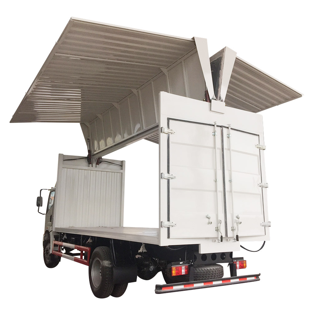 Camion l&eacute;ger de bo&icirc;te d'aile de SINOTRUK HOWO 4X2 5T 2