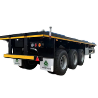 Remorque de conteneur à plat CIMC 3 essieux 60T