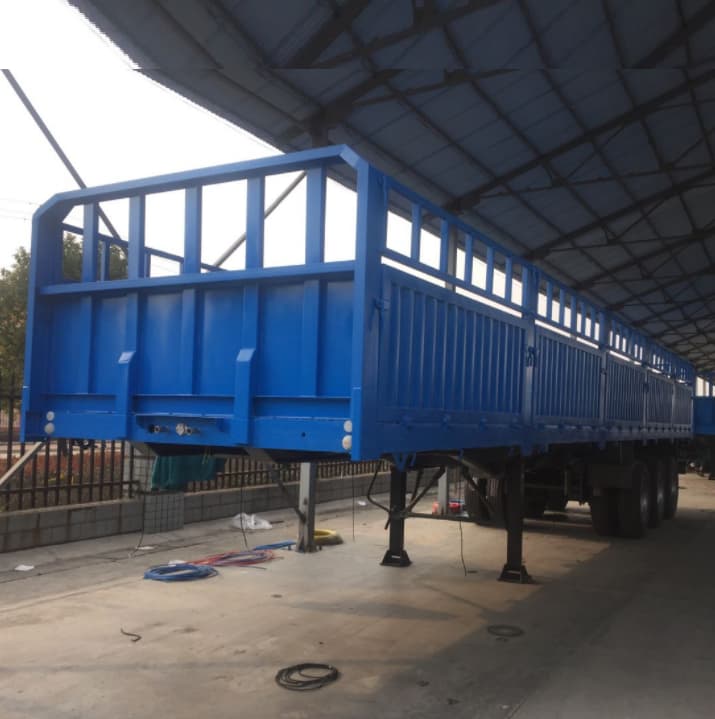 Remorque de cl&ocirc;ture Wallside CIMC 3 essieux 40T