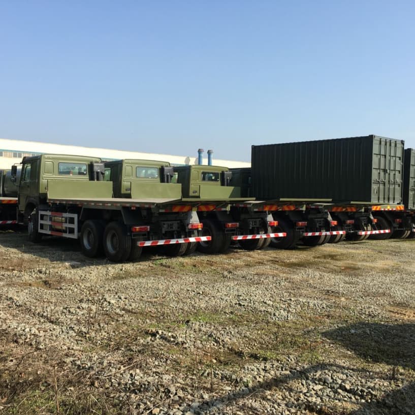  Howo 6x6 All Wheel Drive Special Cargo Truck