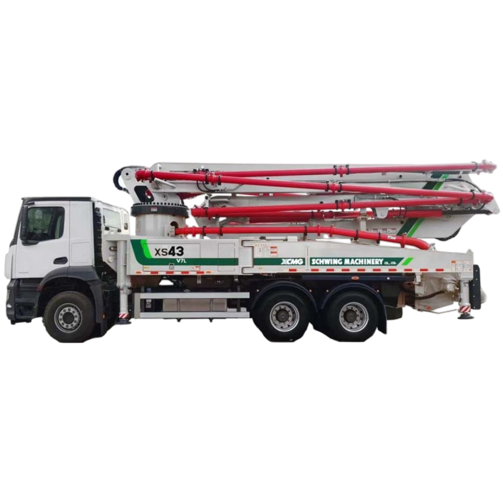 Howo TX 43m Beton Mixer Pump Tamin in Algeria 1 