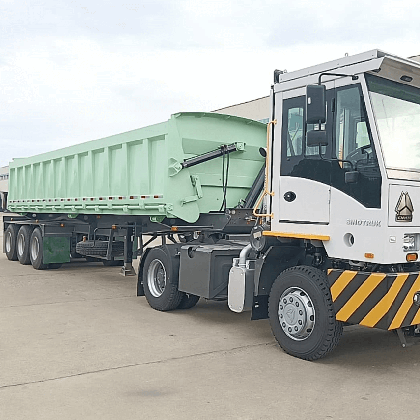 Sinotruk Hova 4x2 Dranneur du terminal de la main-d'œuvre