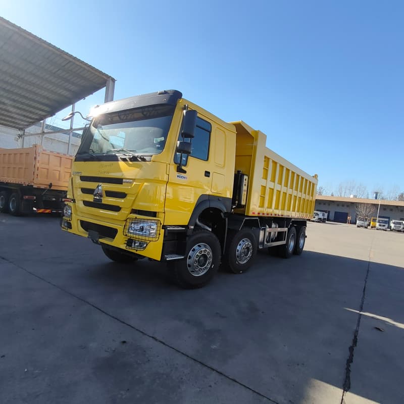 Howo 8x4 25cbm Dump Tipper Truck pour Tanzanie en stock
