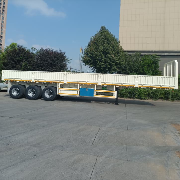 CIMC 3 essieux 40t 600 mm la route latérale pour l'Algérie 4