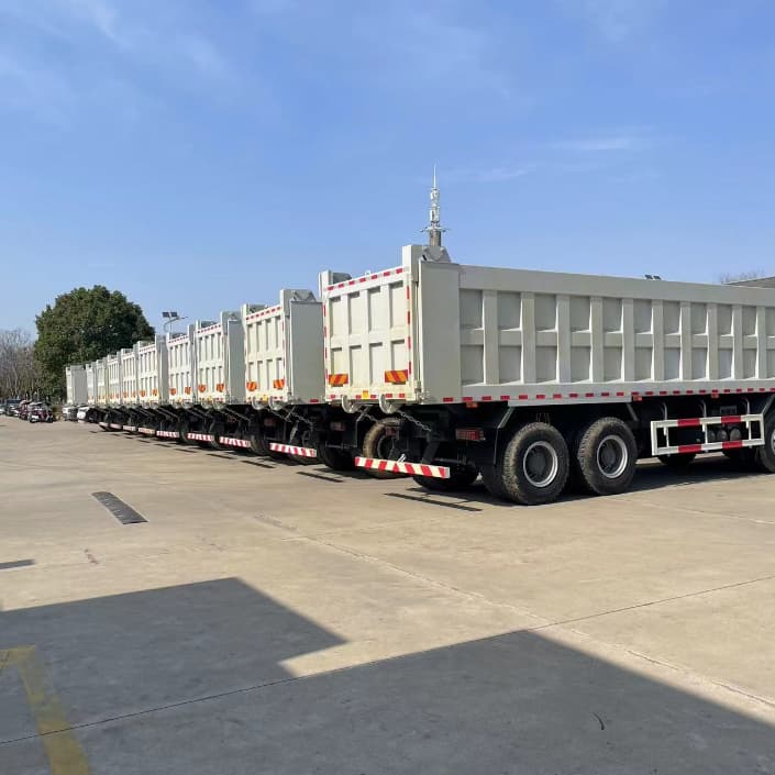 45 camions &agrave; benne basculante Sinotruk pour l'Alg&eacute;rie