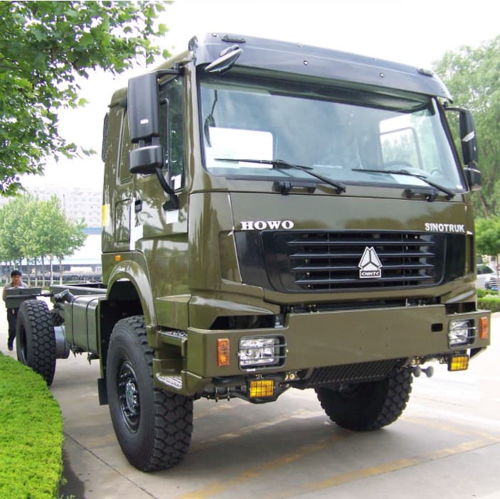 Sinotruk Howo 4x4 Camion de ch&acirc;ssis &agrave; traction int&eacute;grale