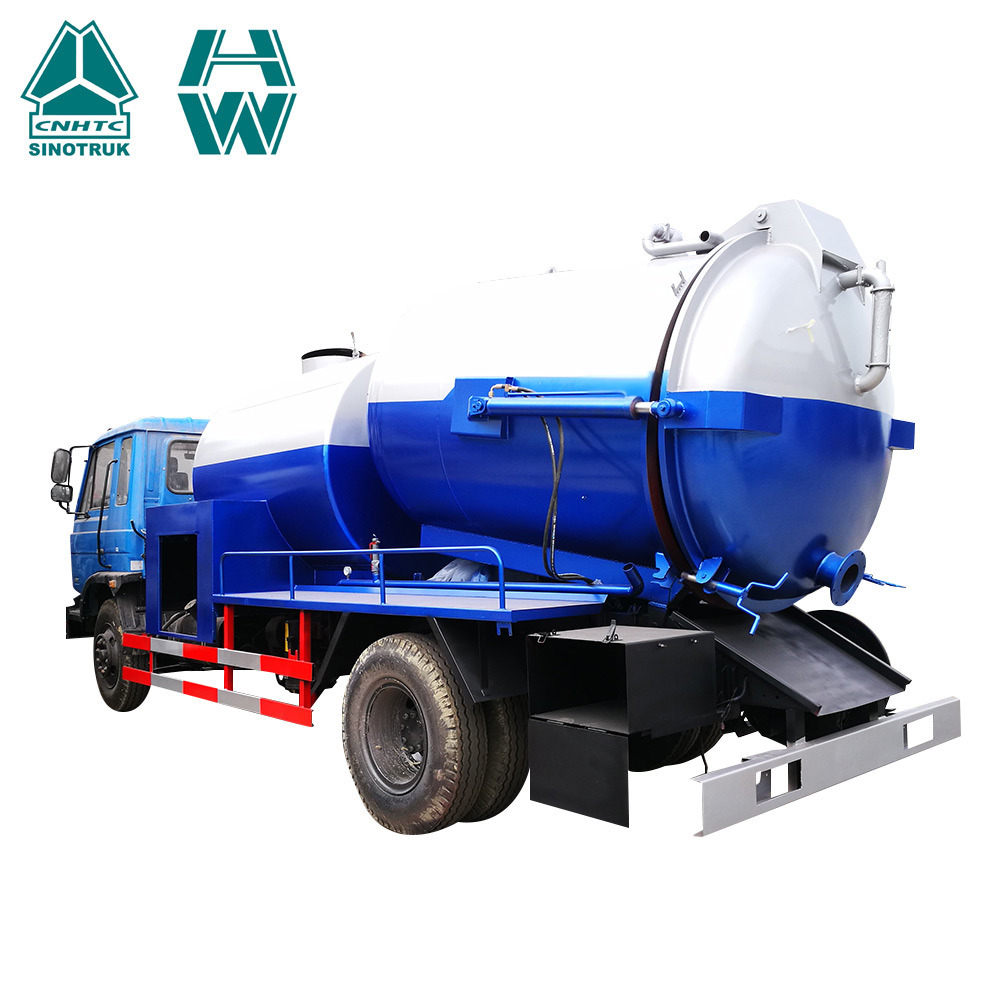 SINOTRUK HOWO 4X2 5000 litres de camion d'aspiration des eaux usées 5