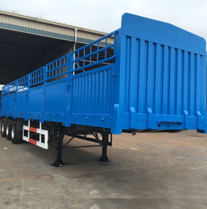 CIMC 3 essieux 40T Dropside Wallside Herme Trailer 5 