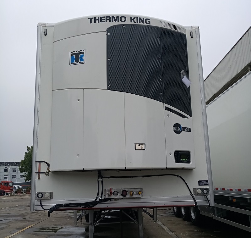 Remorque frigorifique à 3 essieux de 40 pieds avec glacière Thermo King