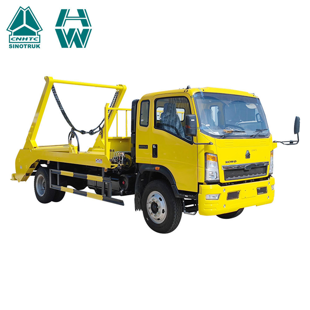 Camion à ordures à bras oscillant SINOTRUK 4X2 5CBM