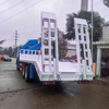 Howo 6x4 8T Camion à plate de grue pliée avec échelle hydraulique