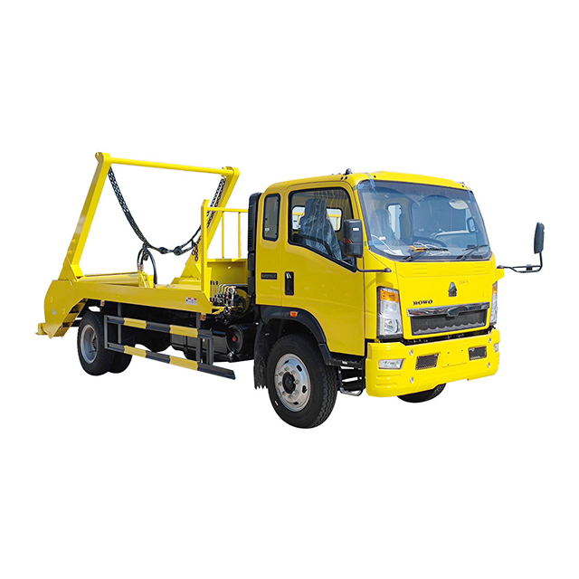 Camion à ordures à bras oscillant SINOTRUK HOWO 5CBM