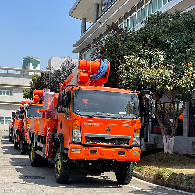 Sinotruk Howo 4x2 20m Trump de plate-forme de travail aérien
