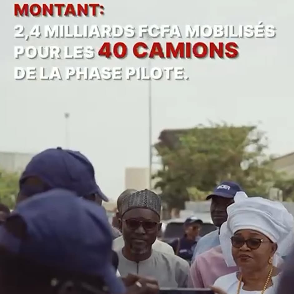 40 unités camion d'égoutte pour le Sénégal 3