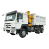 Camion à benne basculante Sinotruk Howo 6x4 avec grue 