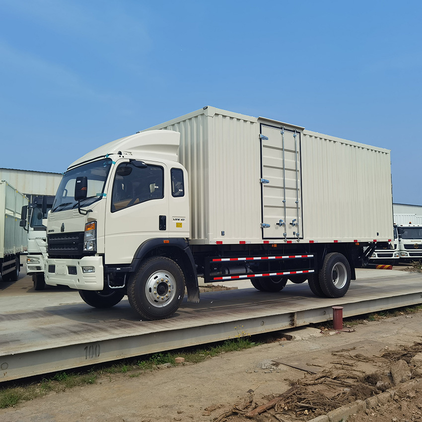 Camion cargo l&eacute;ger de fourgon de SINOTRUK HOWO 4X2 5T