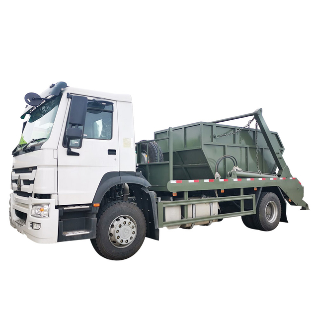 Camion à ordures résistant de charge de saut de SINOTRUK HOWO 4X2 8CBM