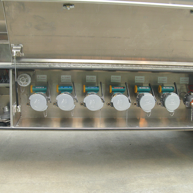 3 essieux 46000 litres de remorque de réservoir de carburant en aluminium