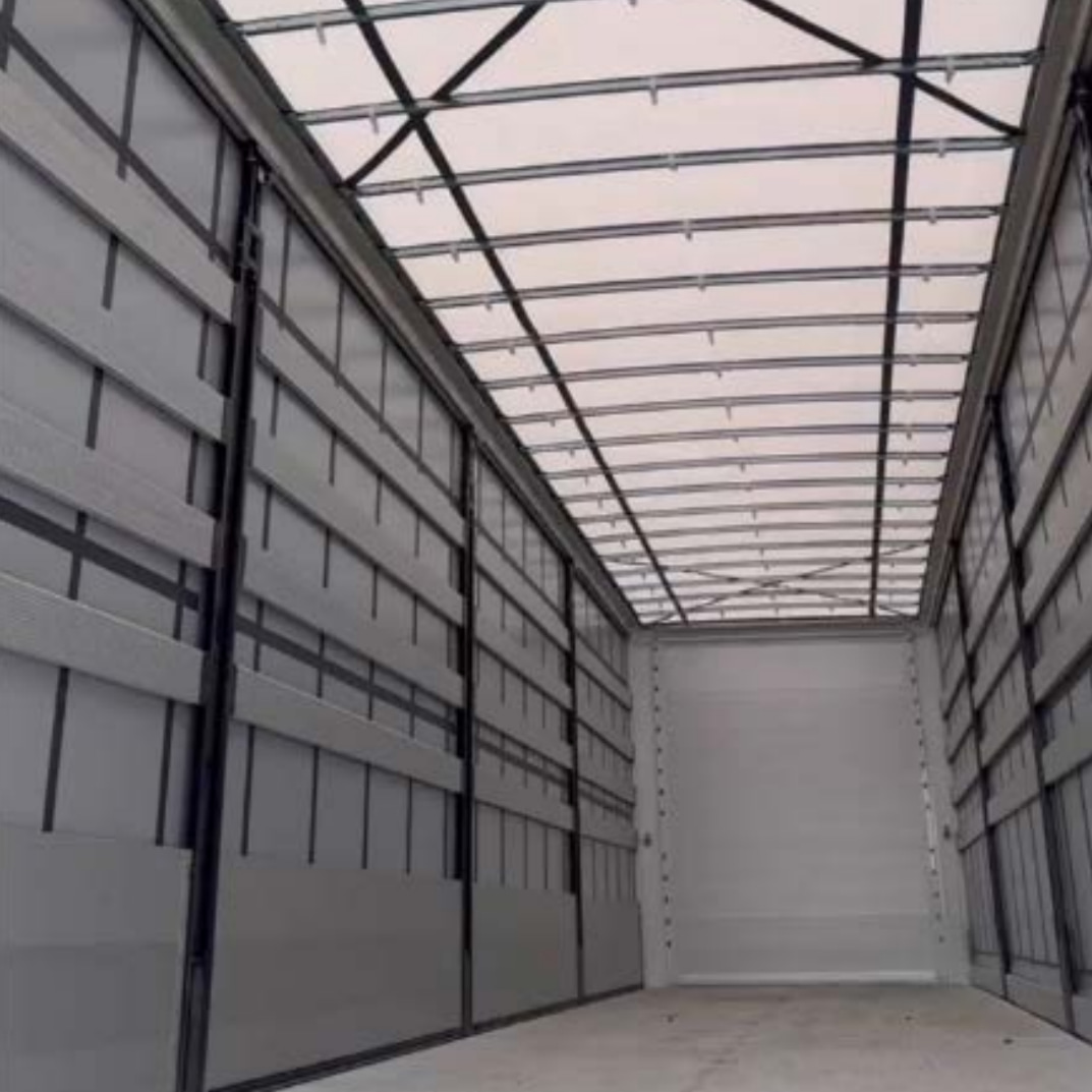 Randonnée de rideau CIMC 3 essieux 20T 40ft pour l'Algérie