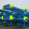 Semi-remorque terminal squelette de conteneur à 2 essieux 40 pieds
