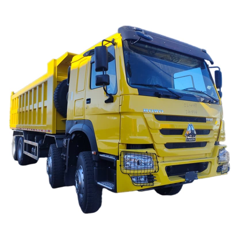 Howo 8x4 25cbm Dump Tipper Truck pour Tanzanie en stock