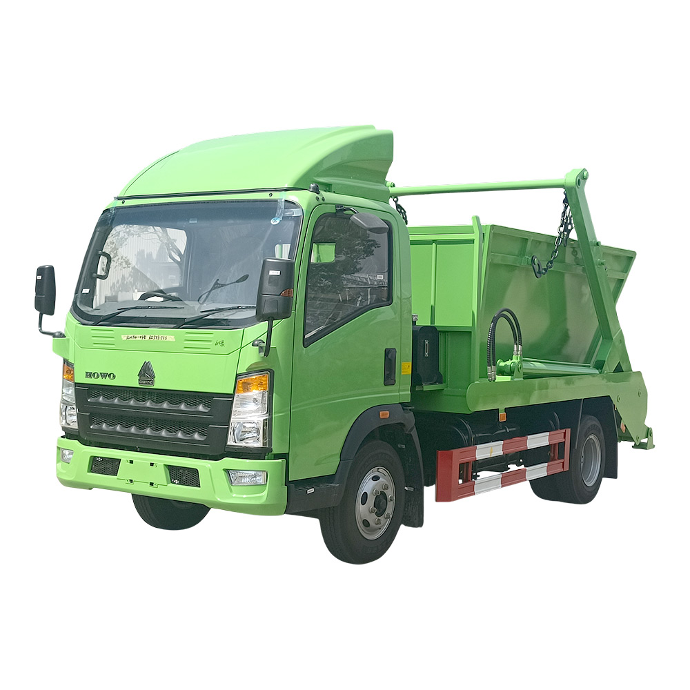 Camion à ordures à bras oscillant SINOTRUK 4X2 5CBM