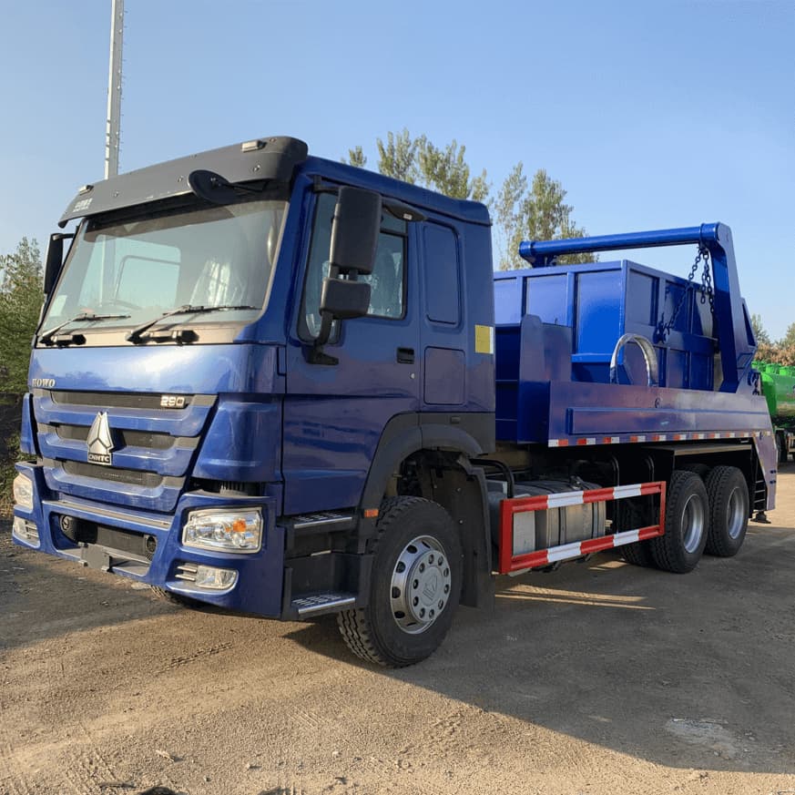 Camion à ordures à bras oscillant SINOTRUK HOWO 6X4