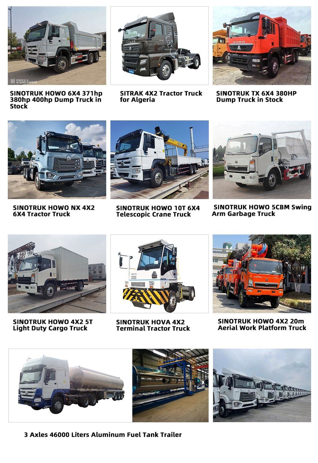 Produit Sinotruk